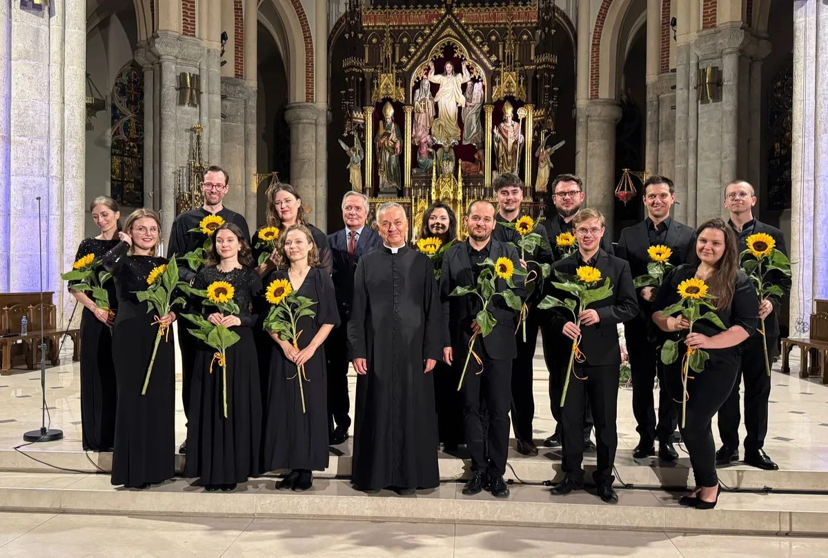 VoctEnsemble po koncercie 9 Kart w Archikatedrze Łódzkiej