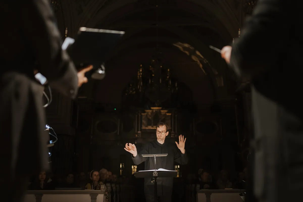 VoctEnsemble podczas koncertu Epitafium dla Gazy w Niedzicy