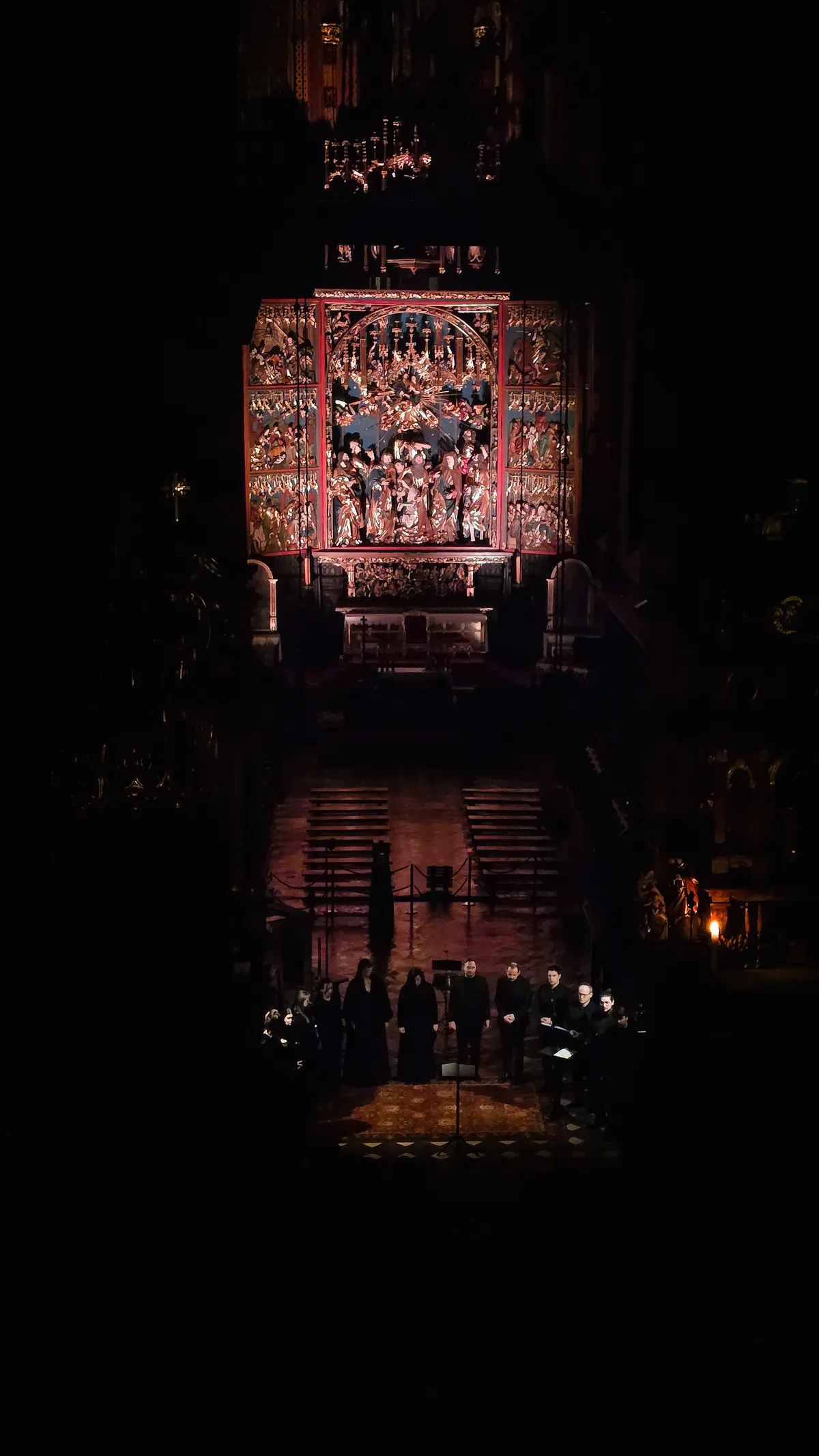VoctEnsemble podczas koncertu Hymn Poległym w Bazylice Mariackiej w Krakowie