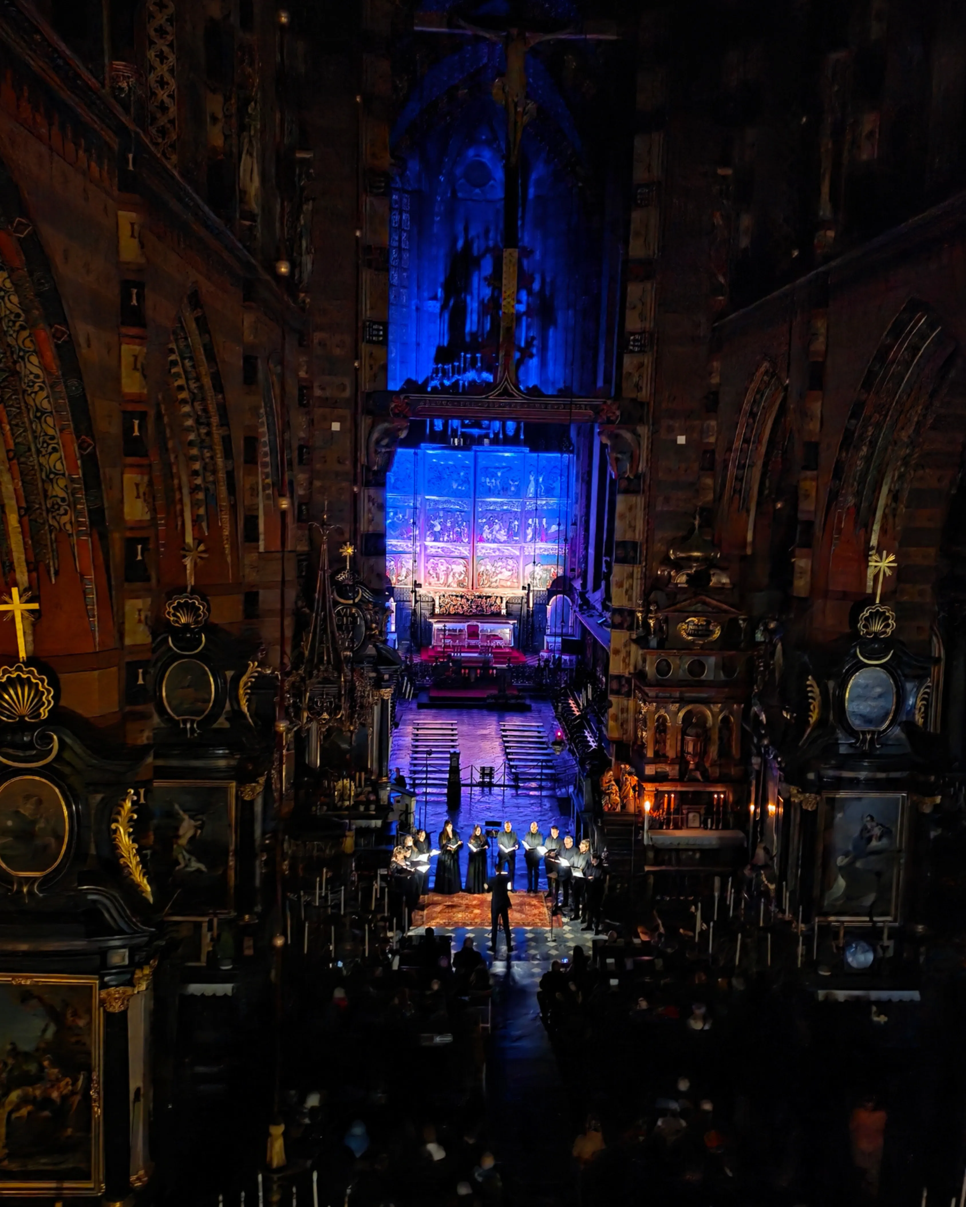 VoctEnsemble podczas koncertu Hymn Poległym w Bazylice Mariackiej w Krakowie