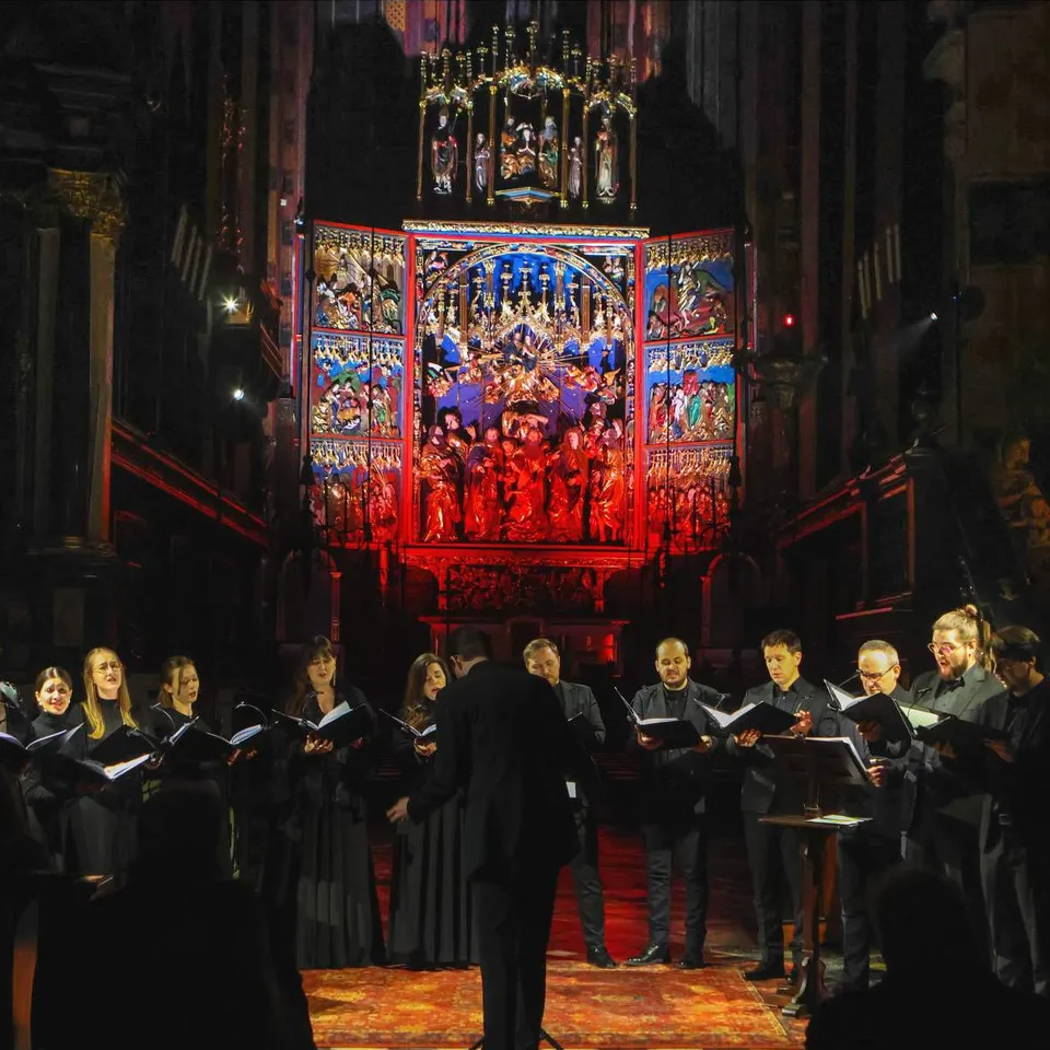 VoctEnsemble podczas koncertu Hymn Poległym w Bazylice Mariackiej w Krakowie
