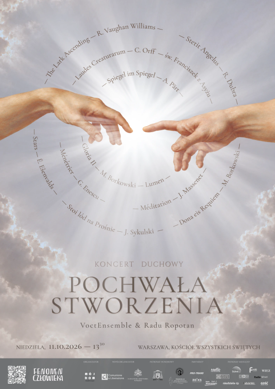 Plakat koncertu Pochwała Stworzenia