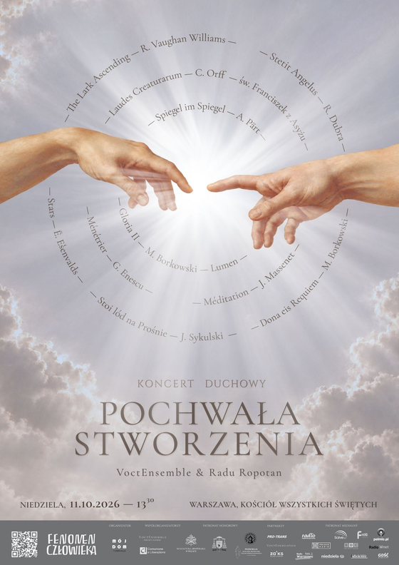 Plakat koncertu Pochwała Stworzenia